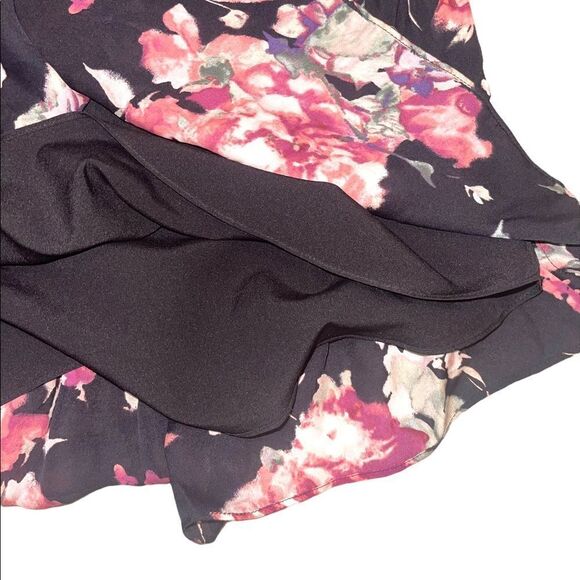 Joie Joada Floral Silk Peplum Ruffle Dress - Picture 11 of 13